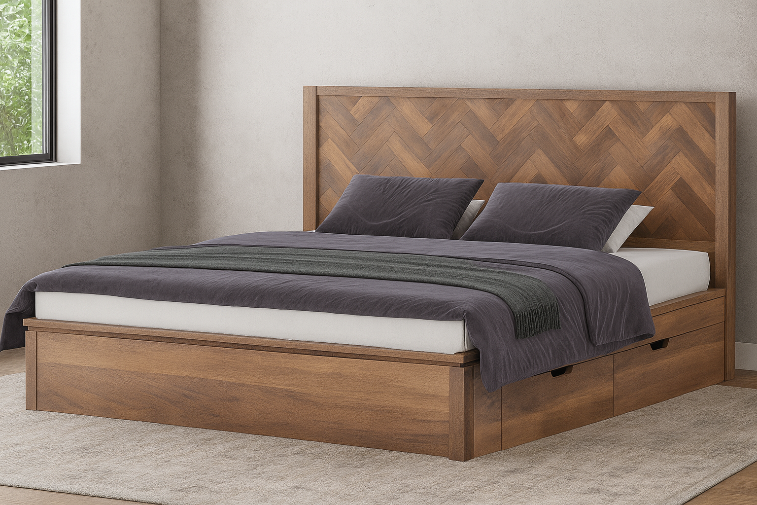 WoodWeave Bed