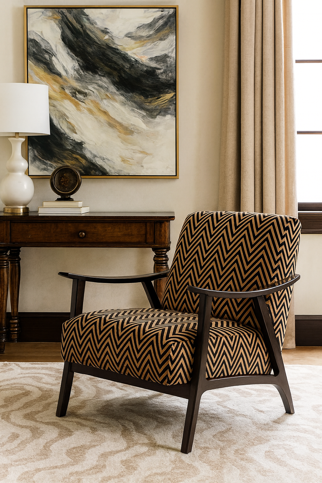 Vogue Walnut Sofa chair