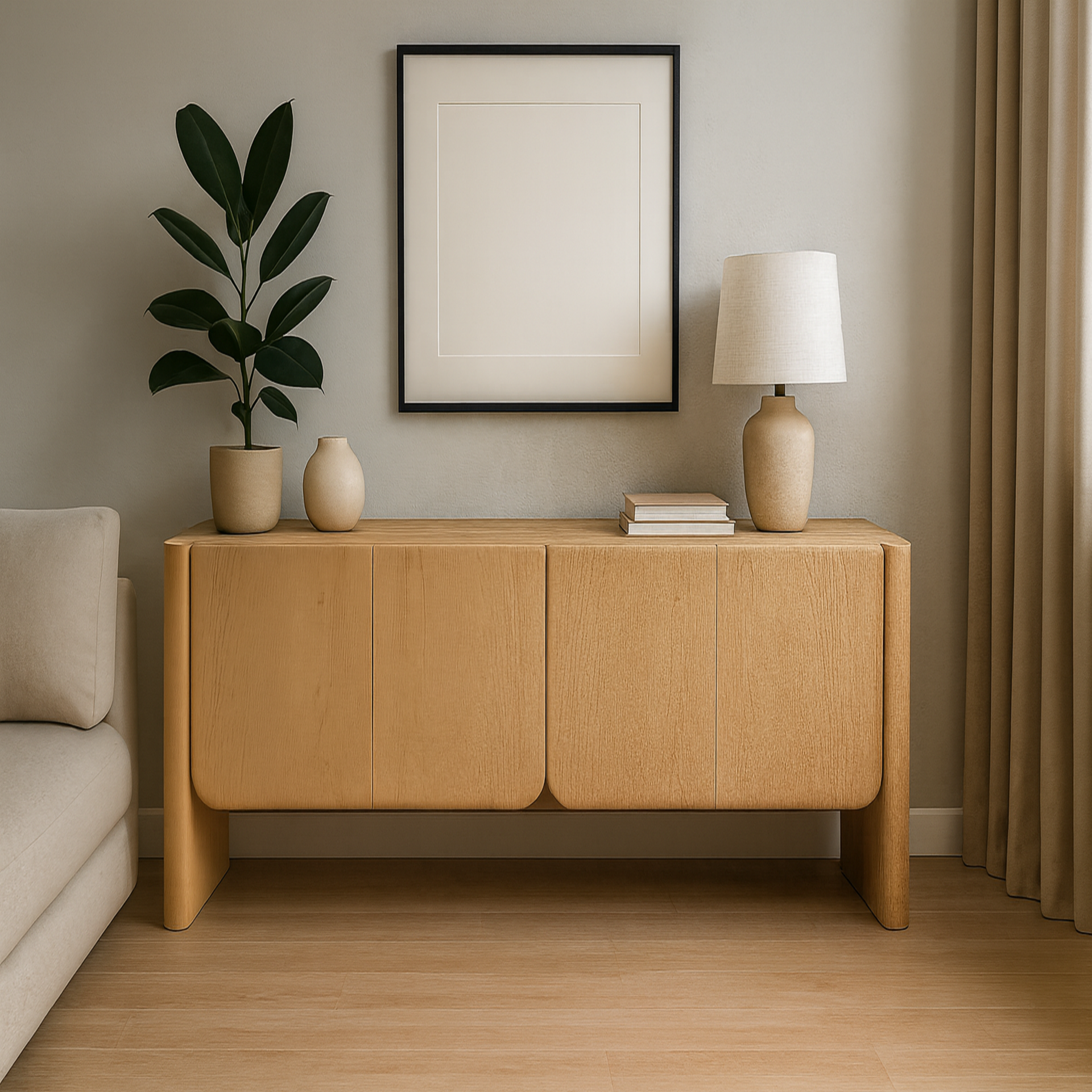 Sienna Curve Side Board