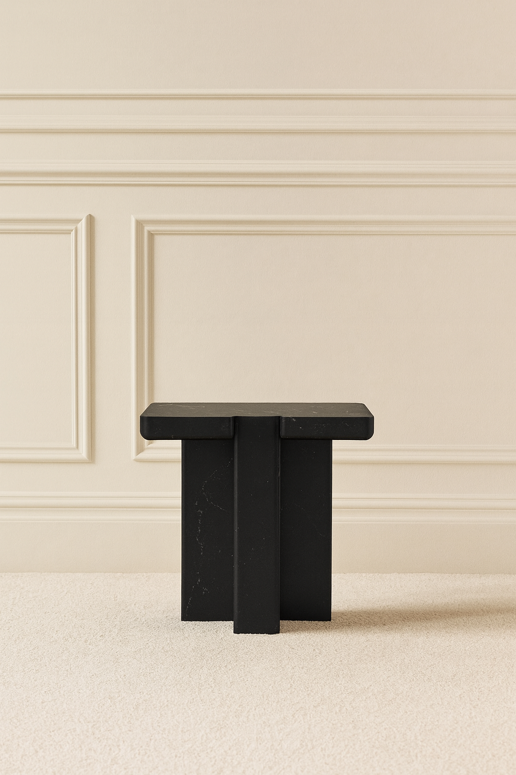 Midnight Beam Side Table