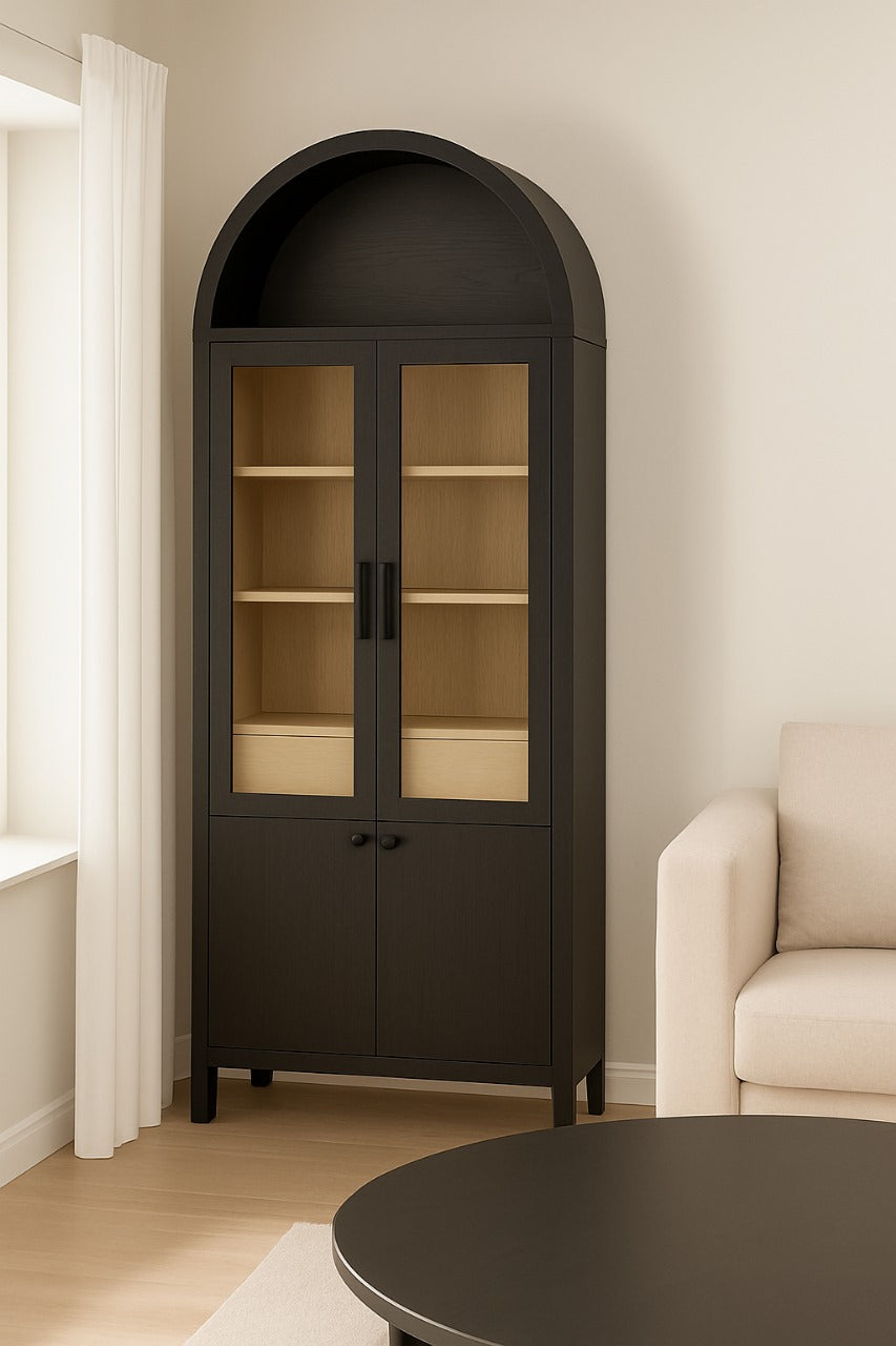 Francisco Elegant Black Cabinet
