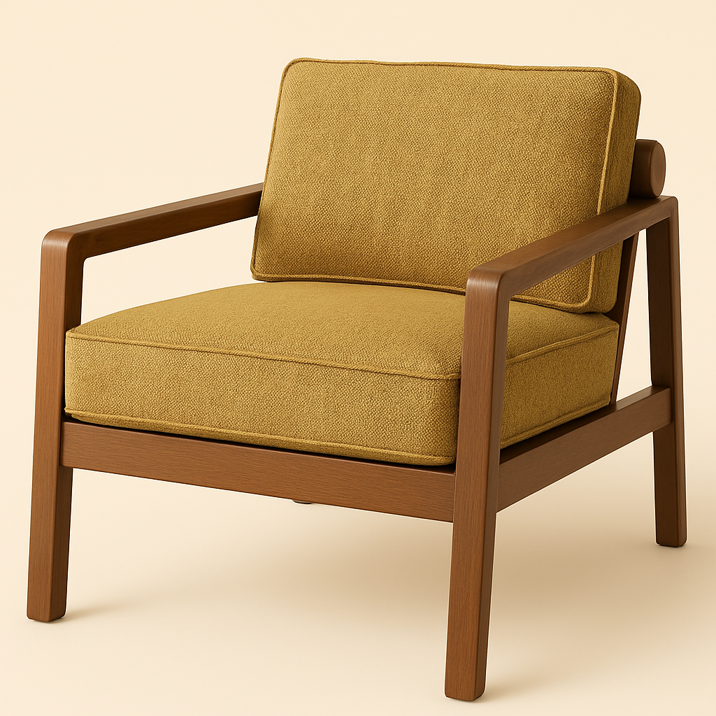 Metro Walnut Sofa chair