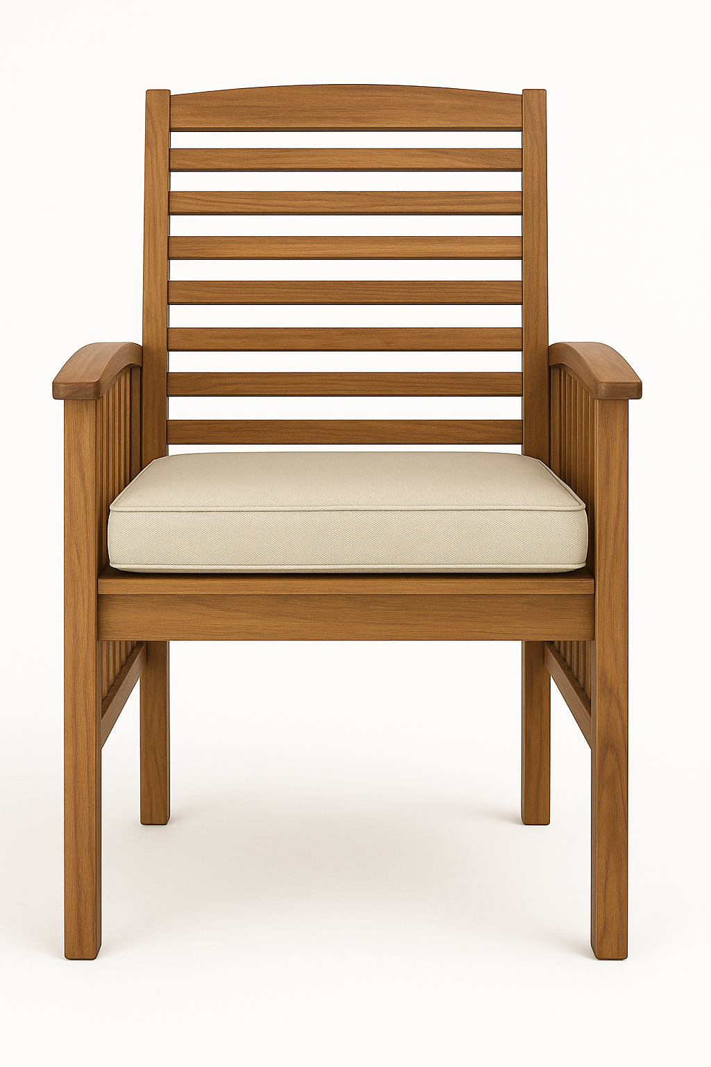 Antonio Mid-Century Modern Wooden Chair