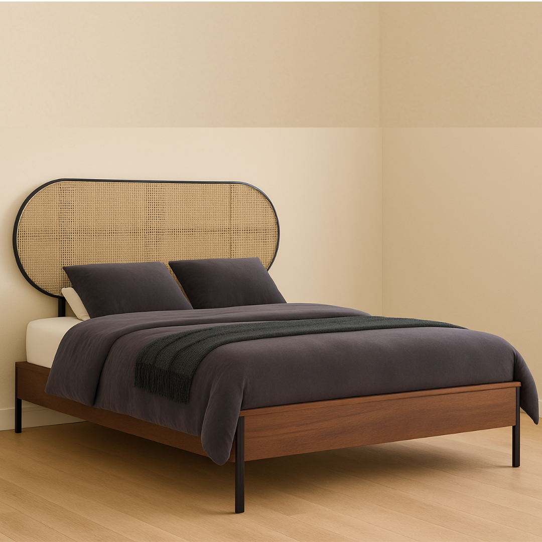 Cane Luxe Bed