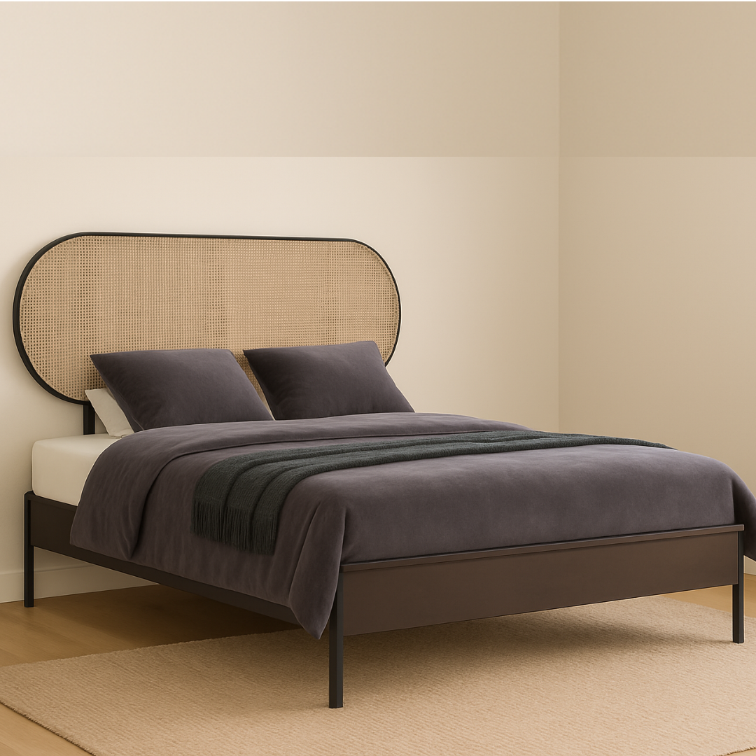 Cane Luxe Bed