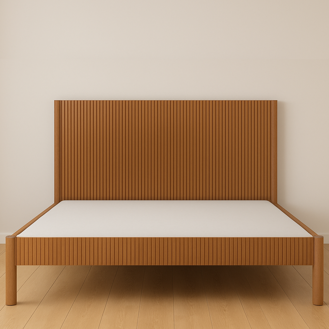 Ribbed Elegance Bed